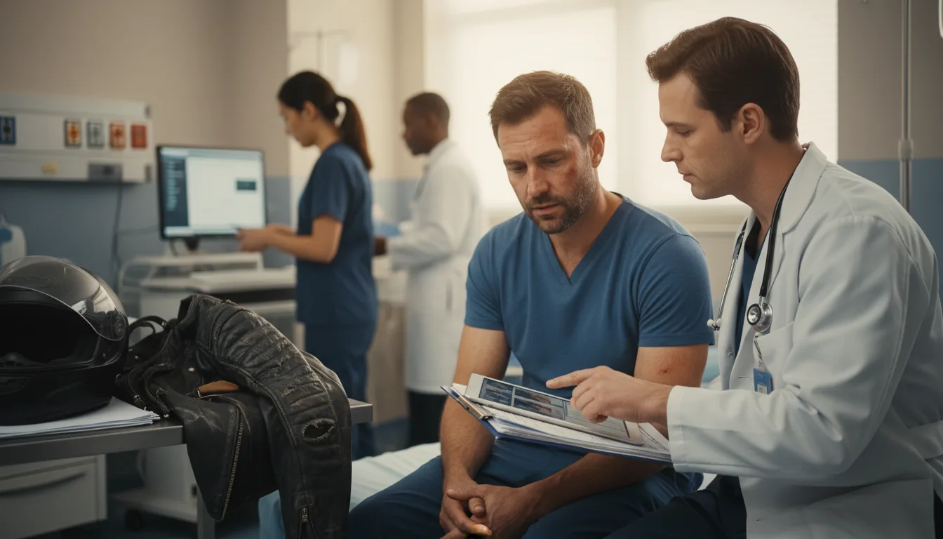 How a Motorcycle Crash Protocol Helps With Medical, Insurance, and Legal Claims