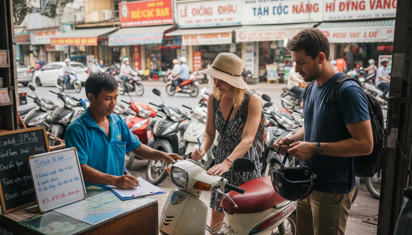 How 50cc Scooter Rentals Work for Tourists in Vietnam