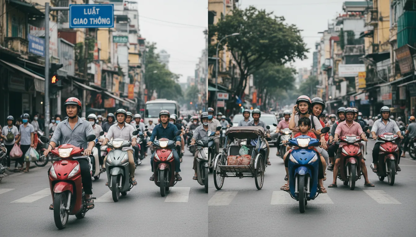 Motorbike Riding Rules in Vietnam vs. Common Riding Mistakes