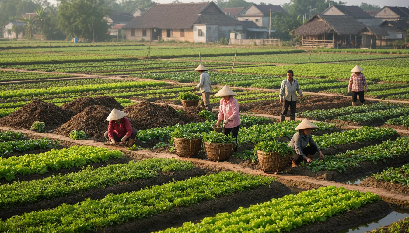 How Tra Que Vegetable Village Works as an Organic Farming Community