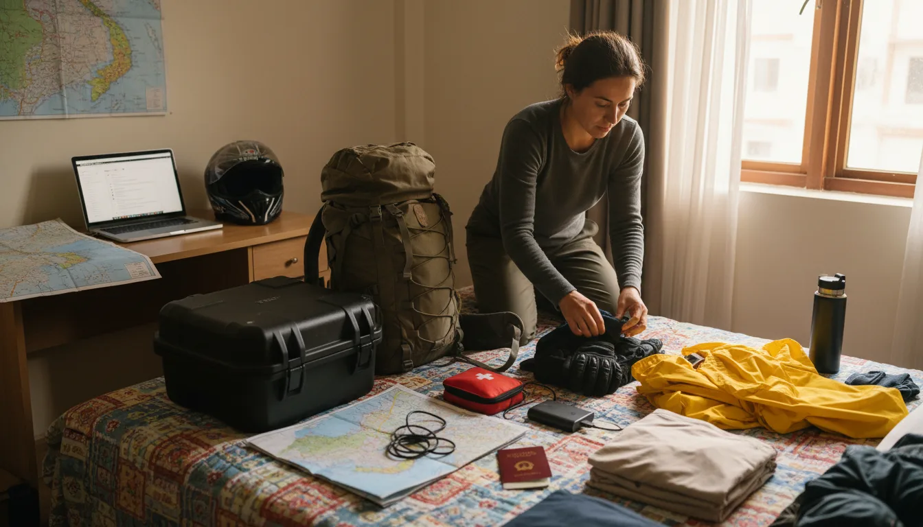 How to Organize What to Pack for a Vietnam Motorbike Trip