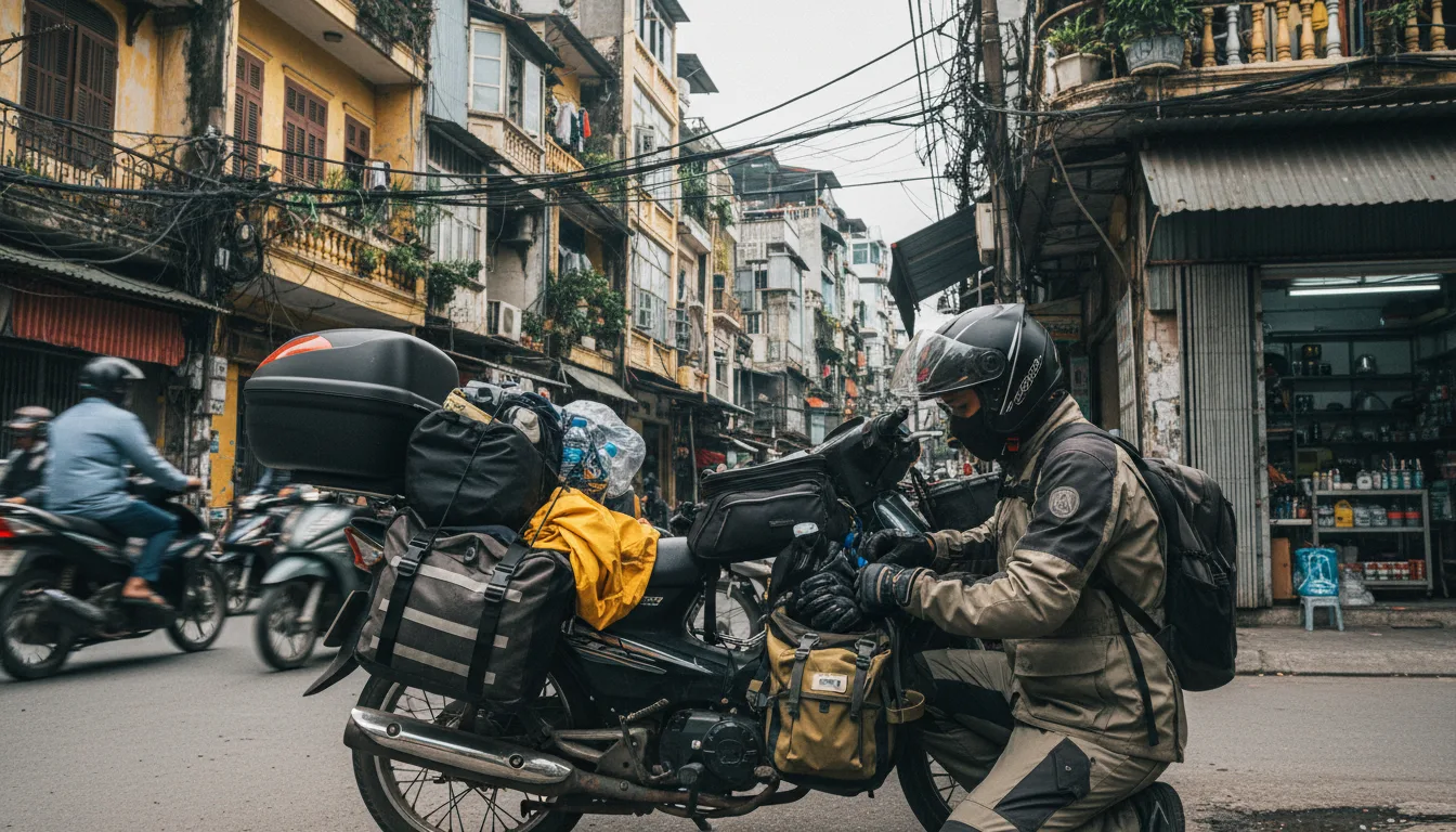 Best Uses and Benefits of Motorcycle Luggage for Vietnam Riders