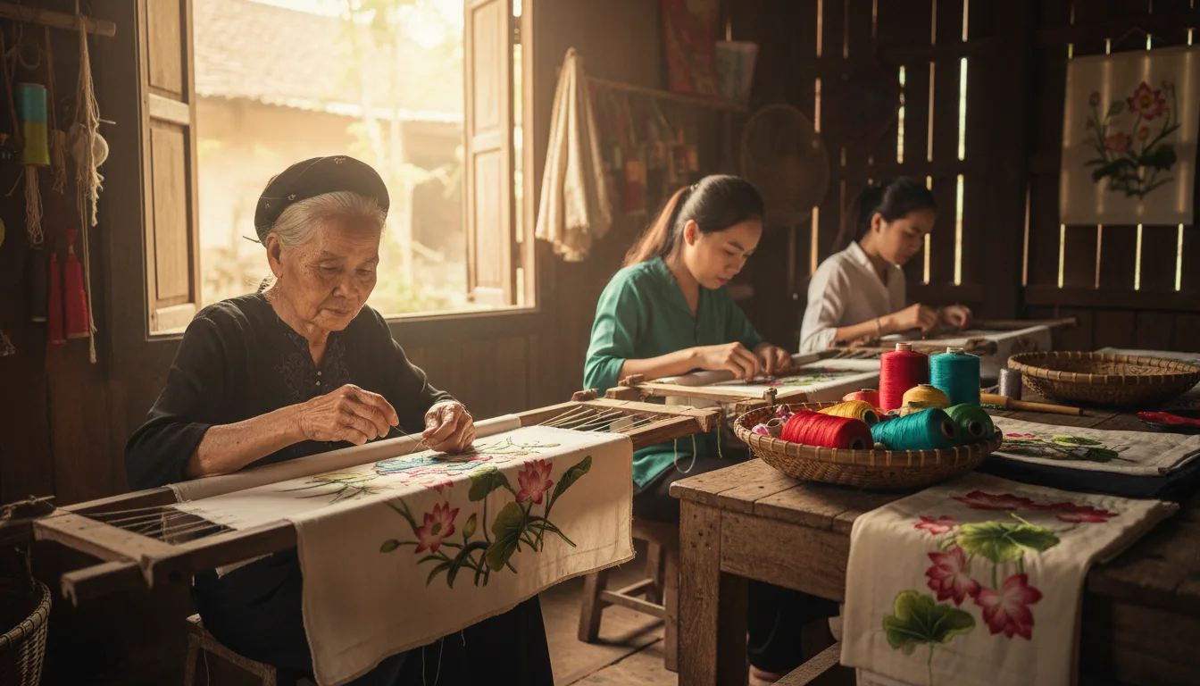 What Is Van Lam Embroidery Village?